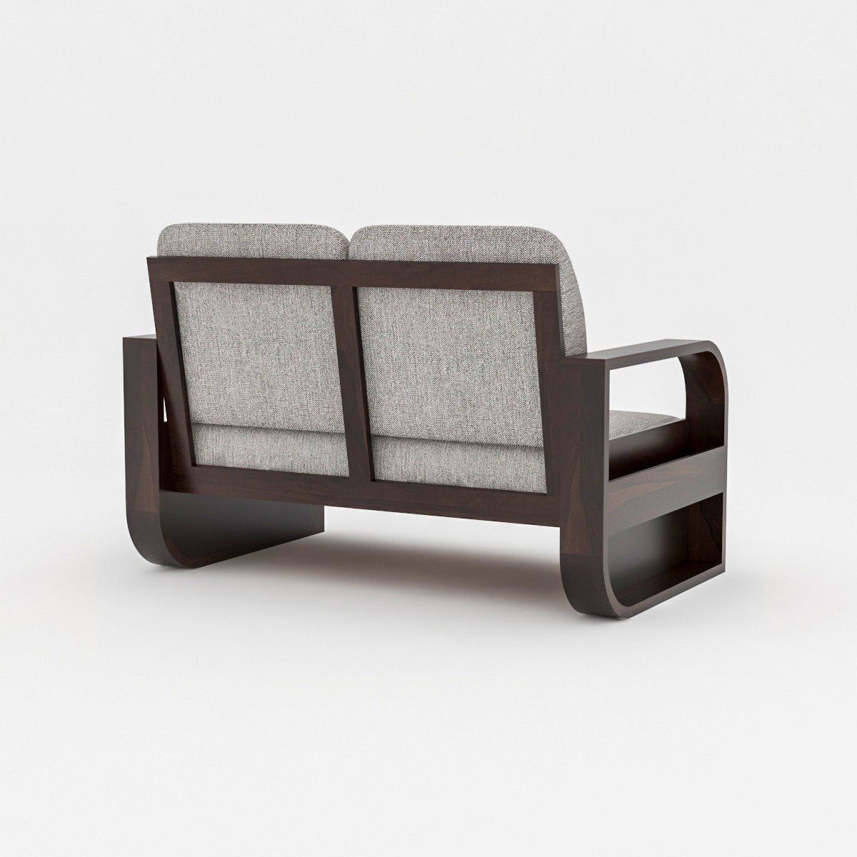 Sheesham Wood 6 Seater Sofa Set 3+2+1 with Center Table | JH Decor - Image 3