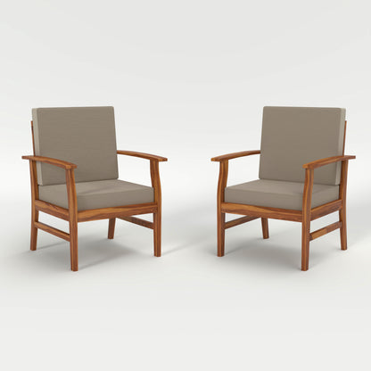 JH Decore Solid Sheesham Wood Lounge Accent Chair