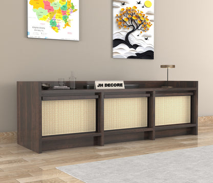 JH Decore Solid Sheesham Wood TV Unit for Living Room