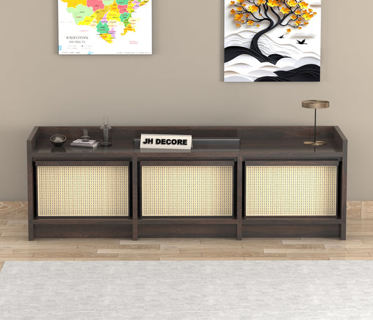 JH Decore Solid Sheesham Wood TV Unit for Living Room