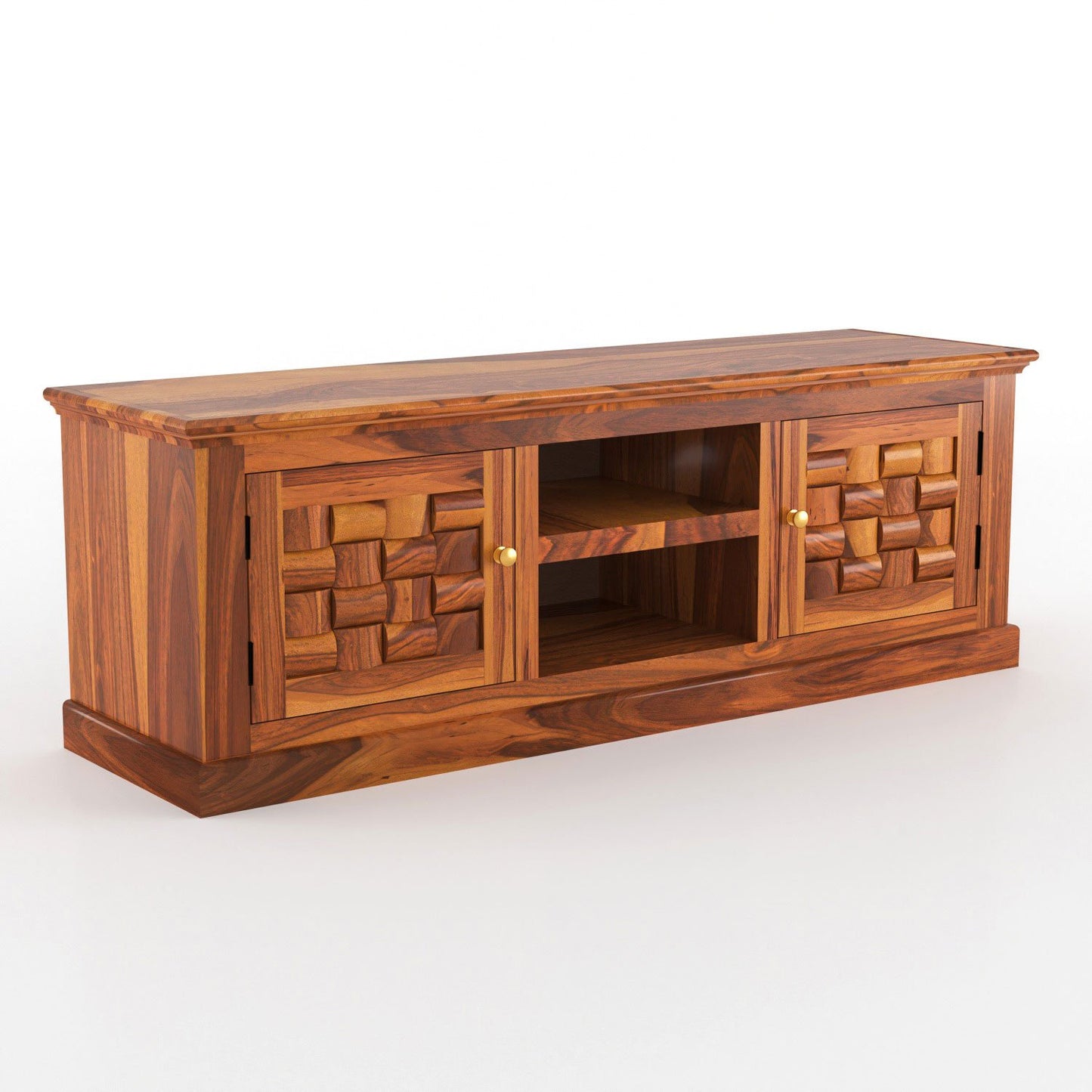 Sheesham Wood TV Unit for Living Room | JH Decor - Image 3