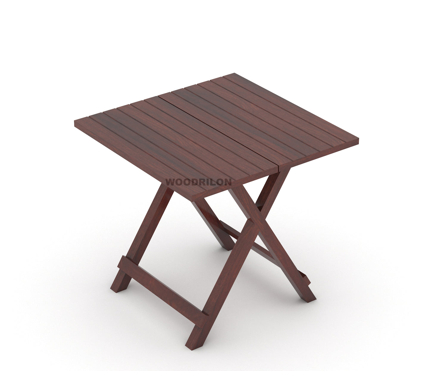 JH Decore Solid Sheesham Wood Folding Dining Table Set with Cushioned Chairs