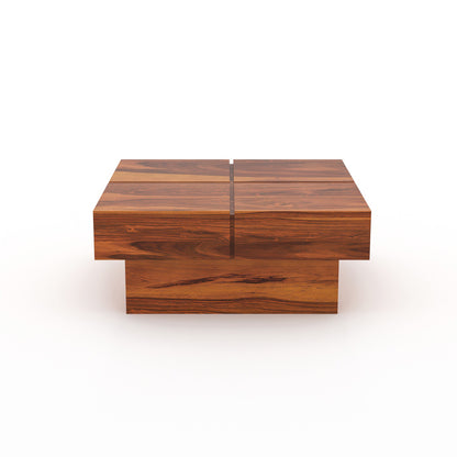 JH Decore Solid Sheesham Wood Center Coffee Table
