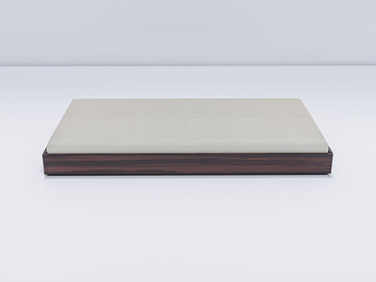 Single Floor Bed Without Mattress | Walnut Finish | JH Decor - Image 2