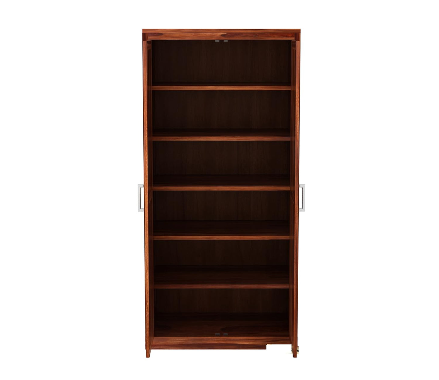 JH Decore Solid Sheesham Wood Almirah For Bedroom