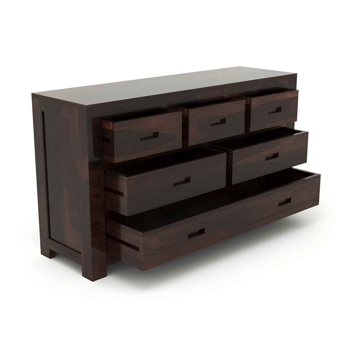 JH Decore Solid Sheesham Wood Chest of Drawers
