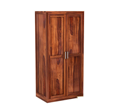 JH Decore Solid Sheesham Wood Almirah For Bedroom