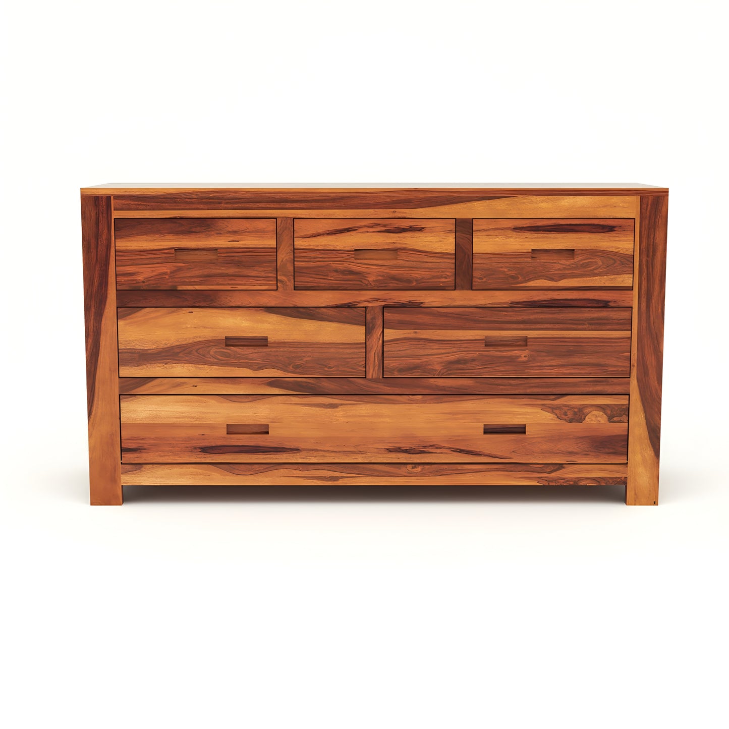 JH Decore Solid Sheesham Wood Chest of Drawers