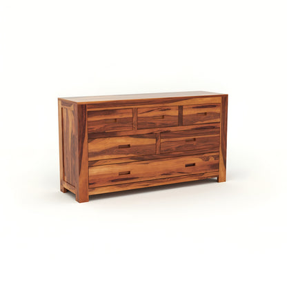JH Decore Solid Sheesham Wood Chest of Drawers