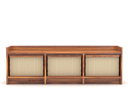 JH Decore Solid Sheesham Wood TV Unit for Living Room