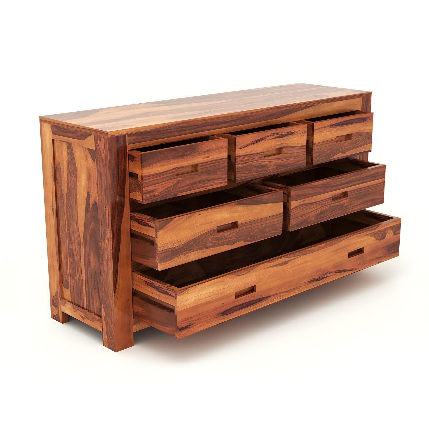 JH Decore Solid Sheesham Wood Chest of Drawers