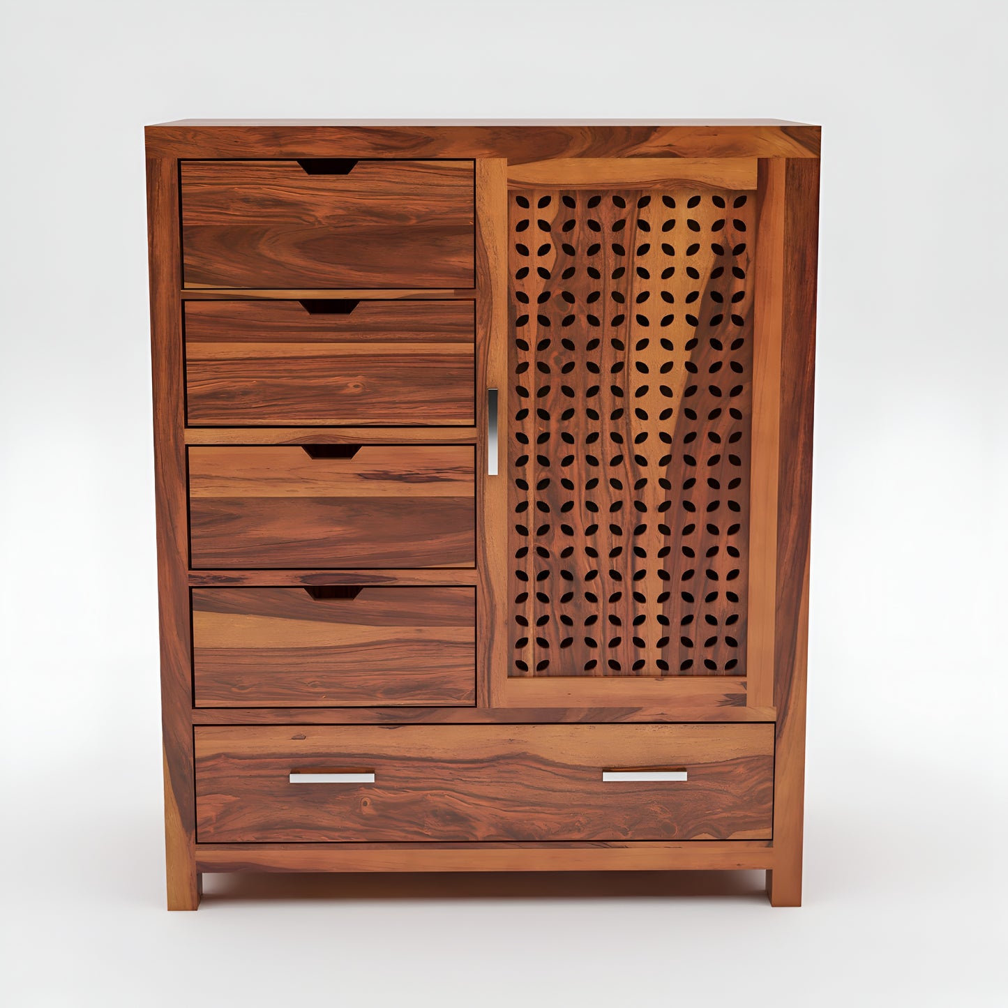 JH Decore Solid Sheesham Wood Storage Cabinet