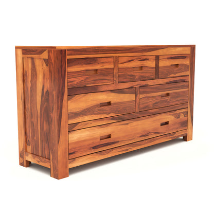 JH Decore Solid Sheesham Wood Chest of Drawers