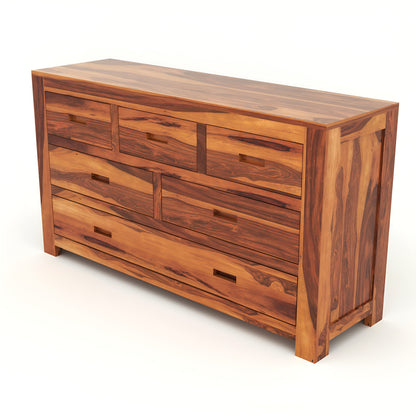 JH Decore Solid Sheesham Wood Chest of Drawers