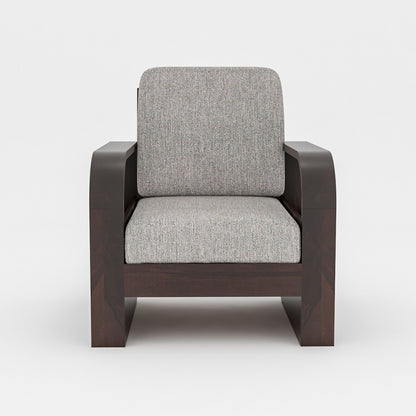 JH Decore Solid Sheesham Wood 4 Seater Sofa Set