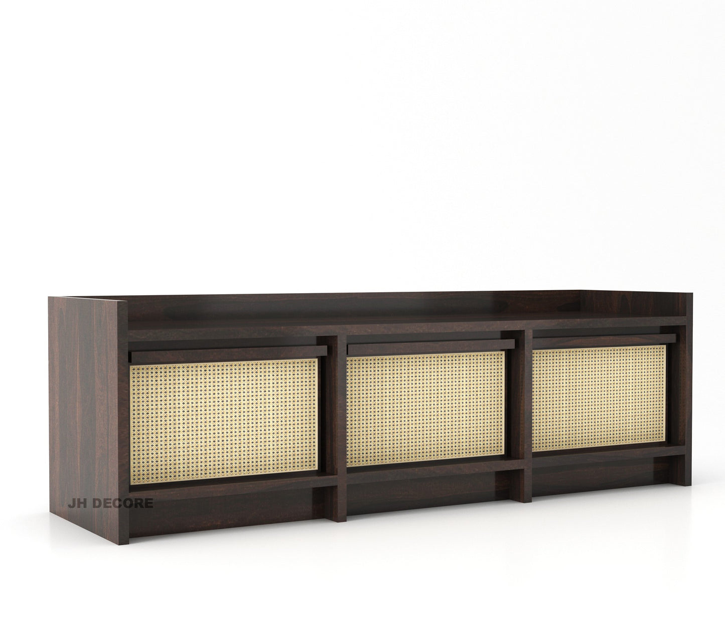 JH Decore Solid Sheesham Wood TV Unit for Living Room