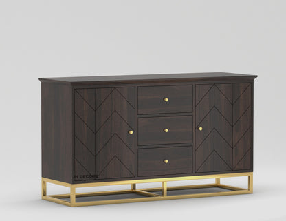 JH Decore Solid Sheesham Wood Sideboard Cabinet