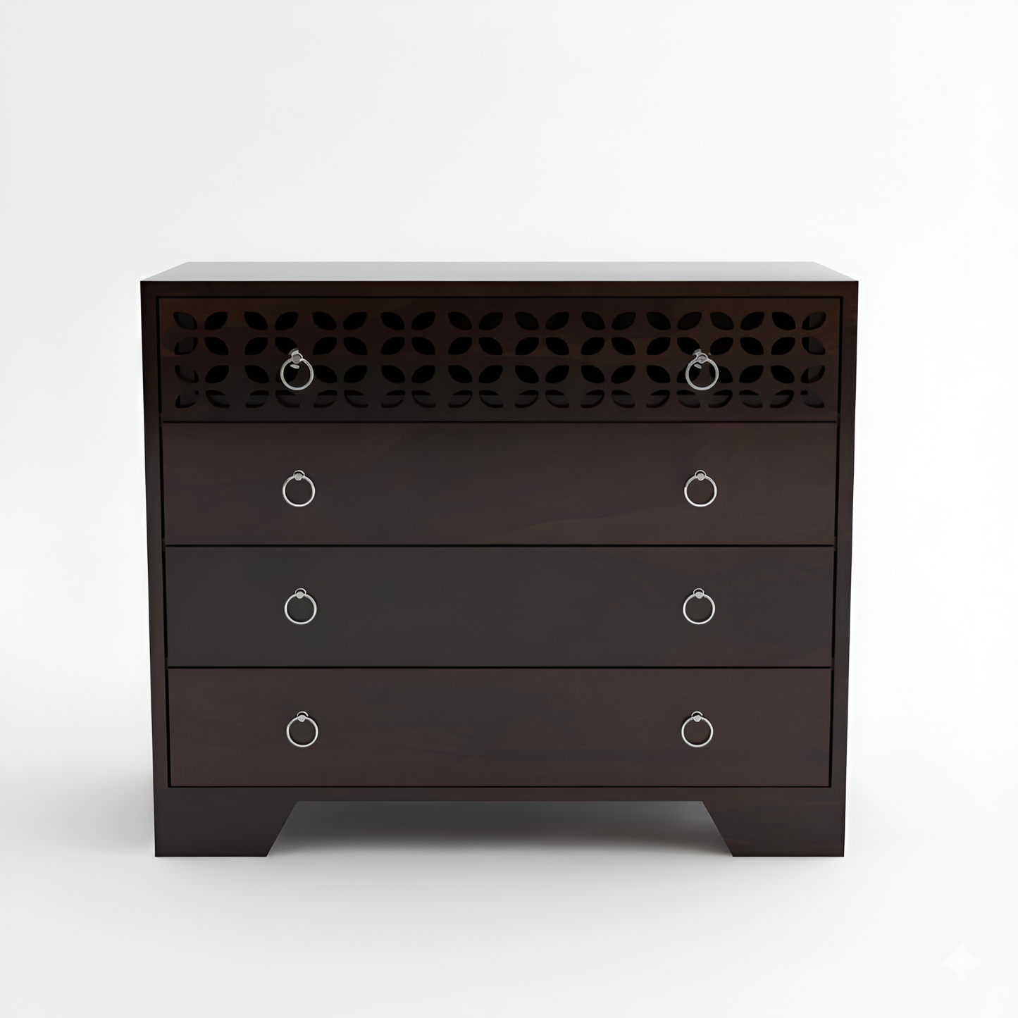 JH Decore Solid Sheesham Wood Designer Chest of Drawers Cabinet