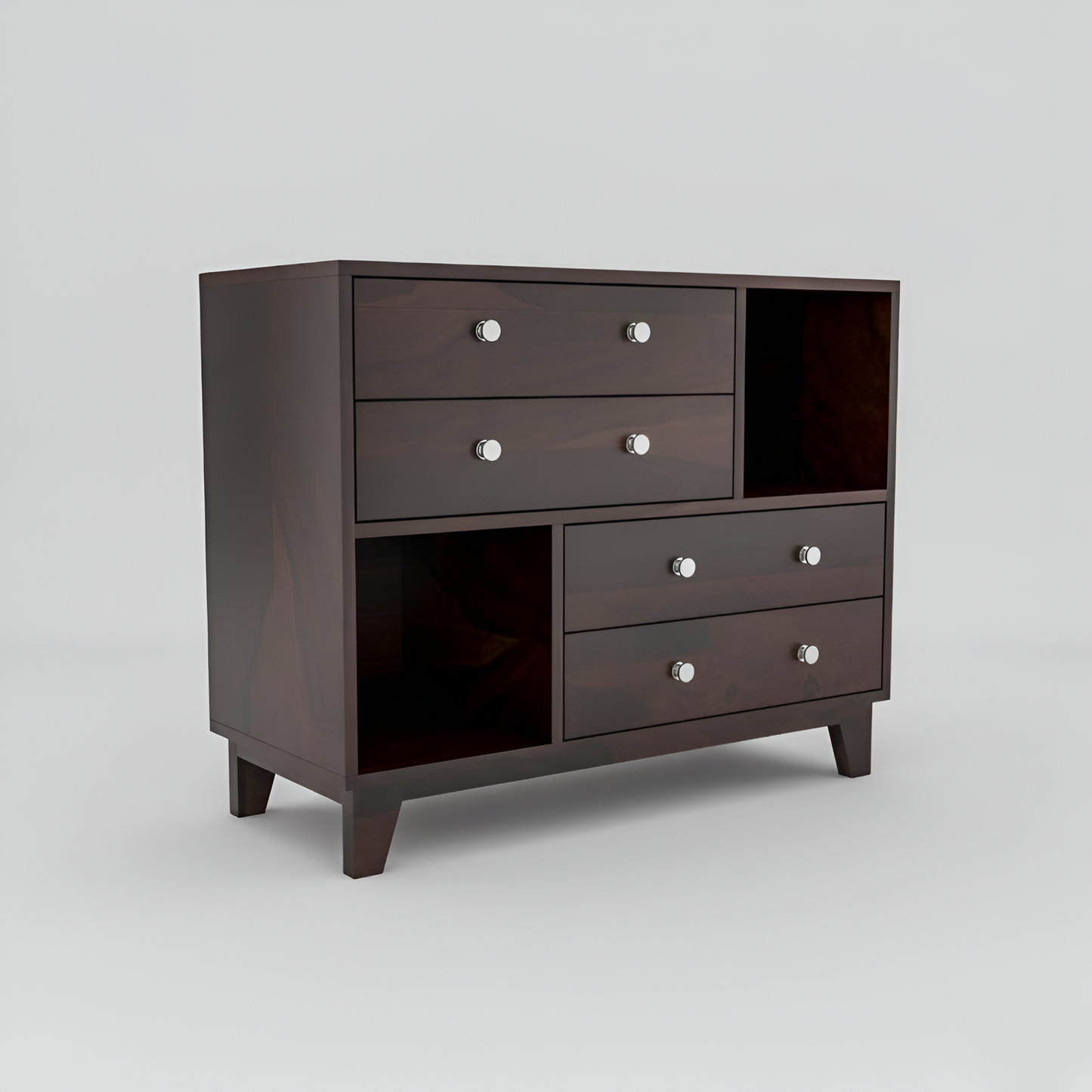 JH Decore Solid Sheesham Wood Sideboard Cabinet