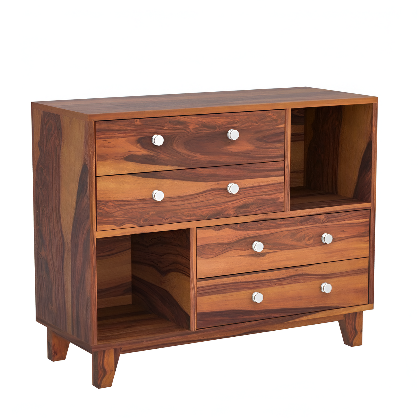 JH Decore Solid Sheesham Wood Sideboard Cabinet