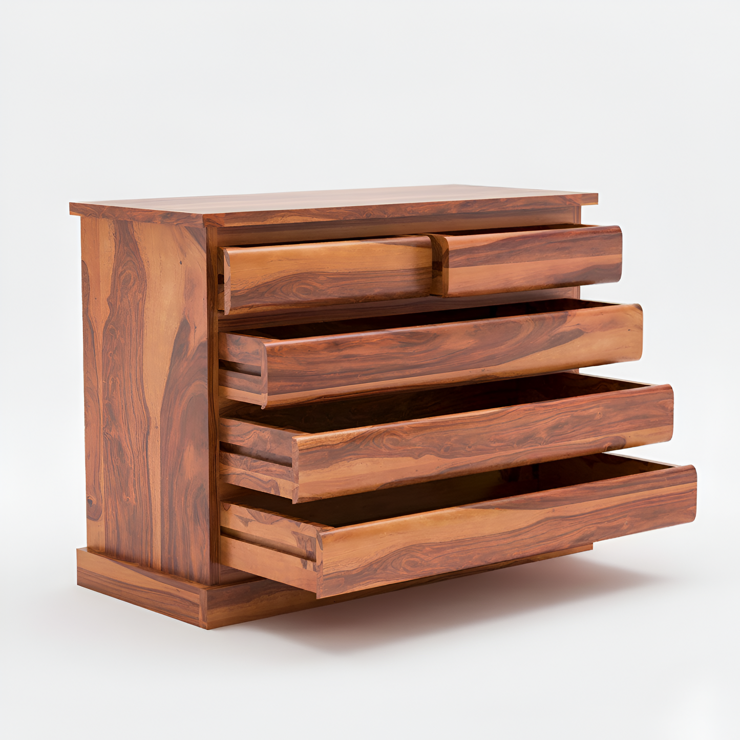 JH Decore Solid Sheesham Wood Chest of Drawers