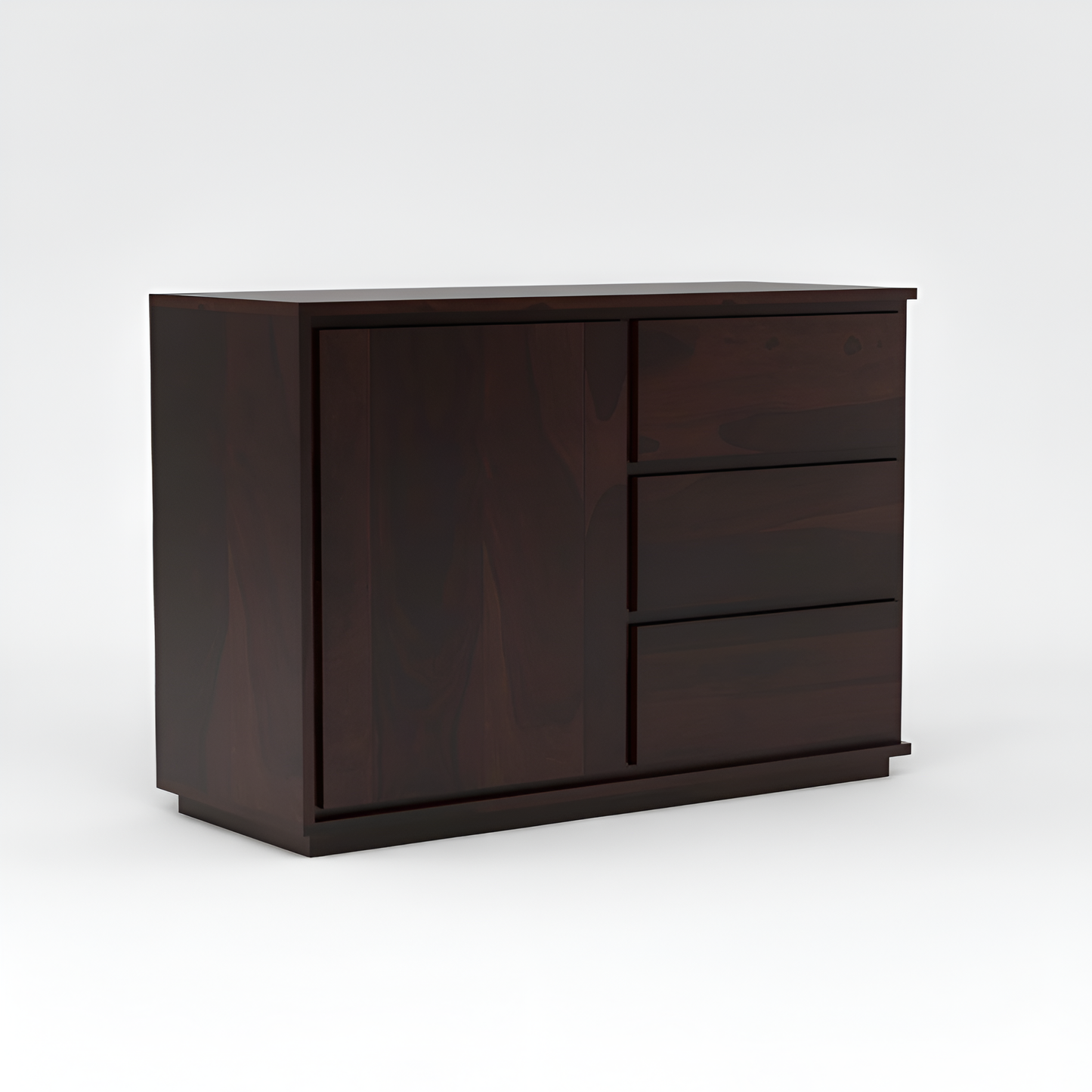 JH Decore Solid Sheesham Wood Sideboard Cabinet