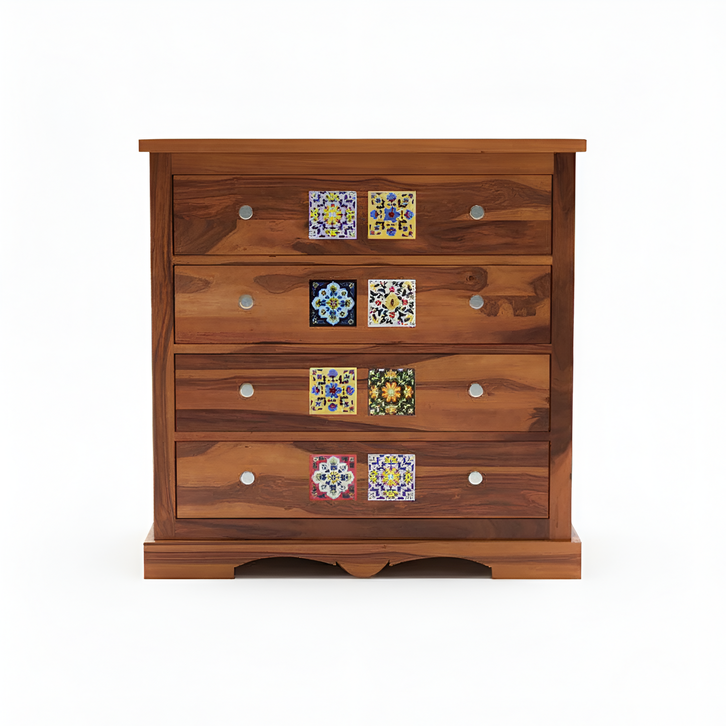JH Decore Solid Sheesham Wood Handcrafted Chest of Drawers