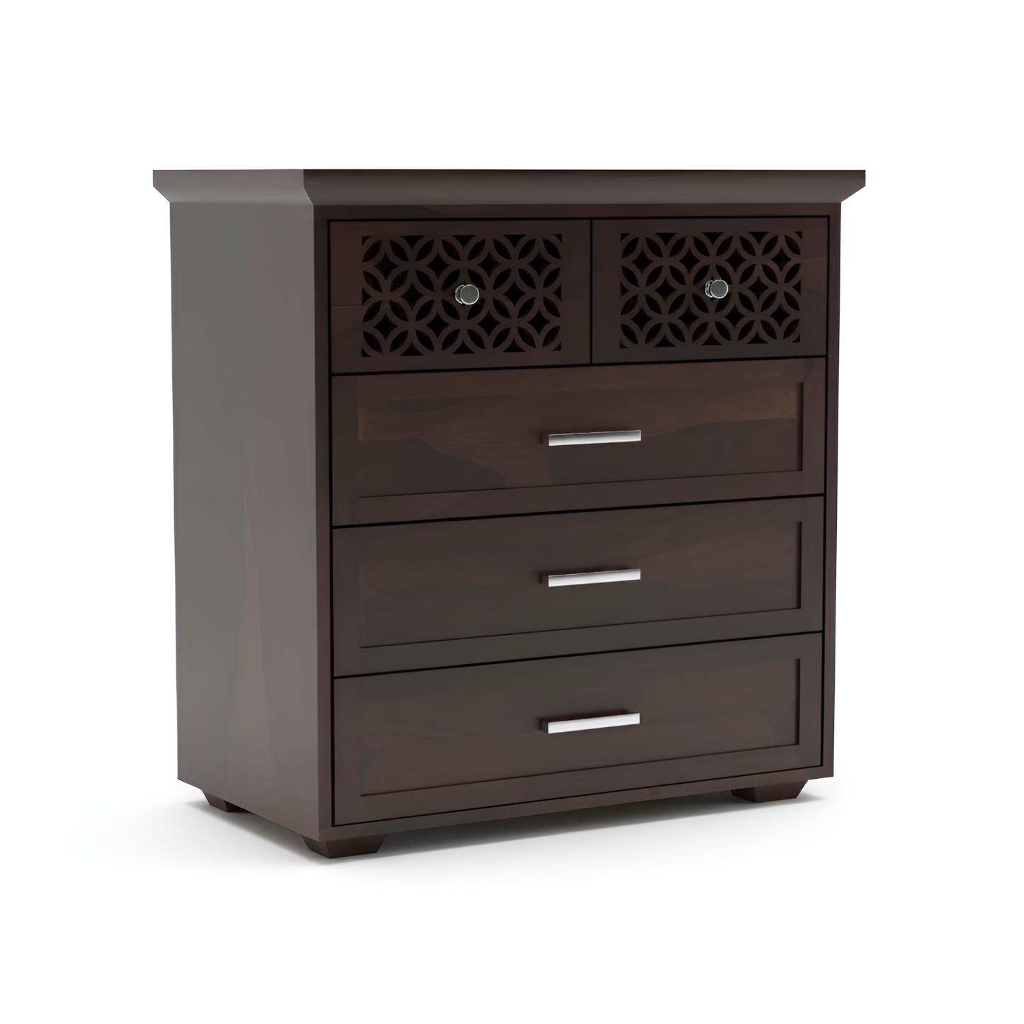 JH Decore Solid Sheesham Wood Chest of Drawers