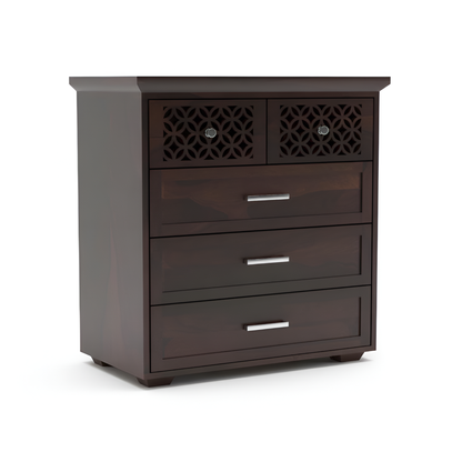 JH Decore Solid Sheesham Wood Chest of Drawers