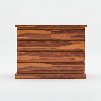 JH Decore Solid Sheesham Wood Chest of Drawers