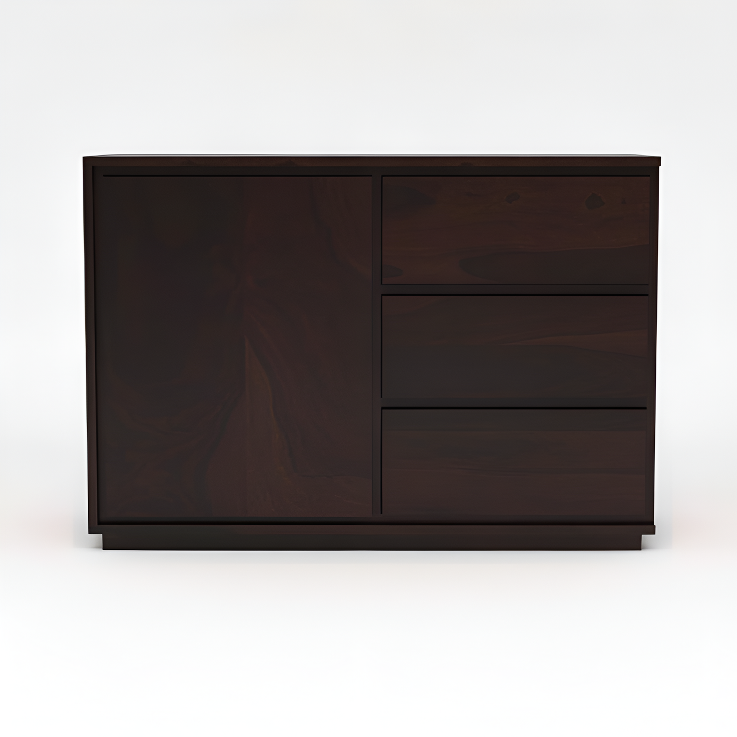 JH Decore Solid Sheesham Wood Sideboard Cabinet