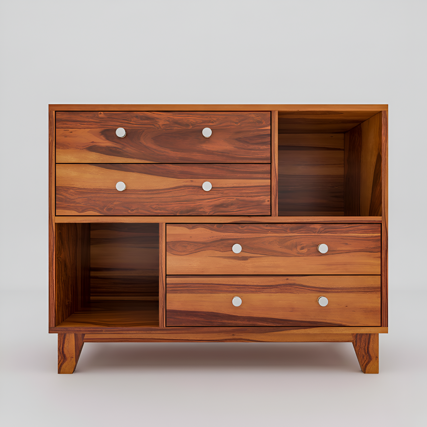 JH Decore Solid Sheesham Wood Sideboard Cabinet