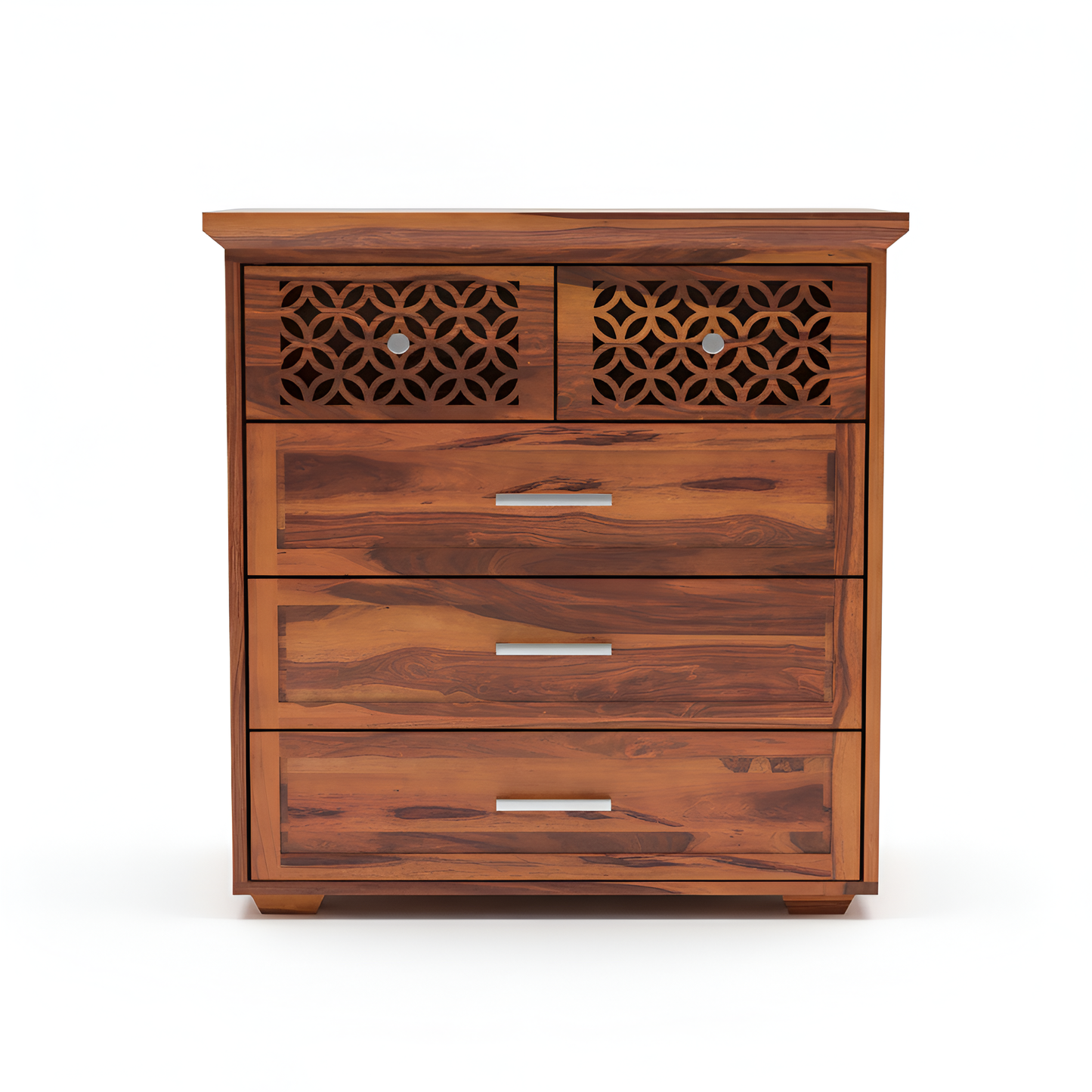 JH Decore Solid Sheesham Wood Chest of Drawers