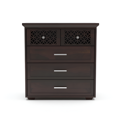 JH Decore Solid Sheesham Wood Chest of Drawers