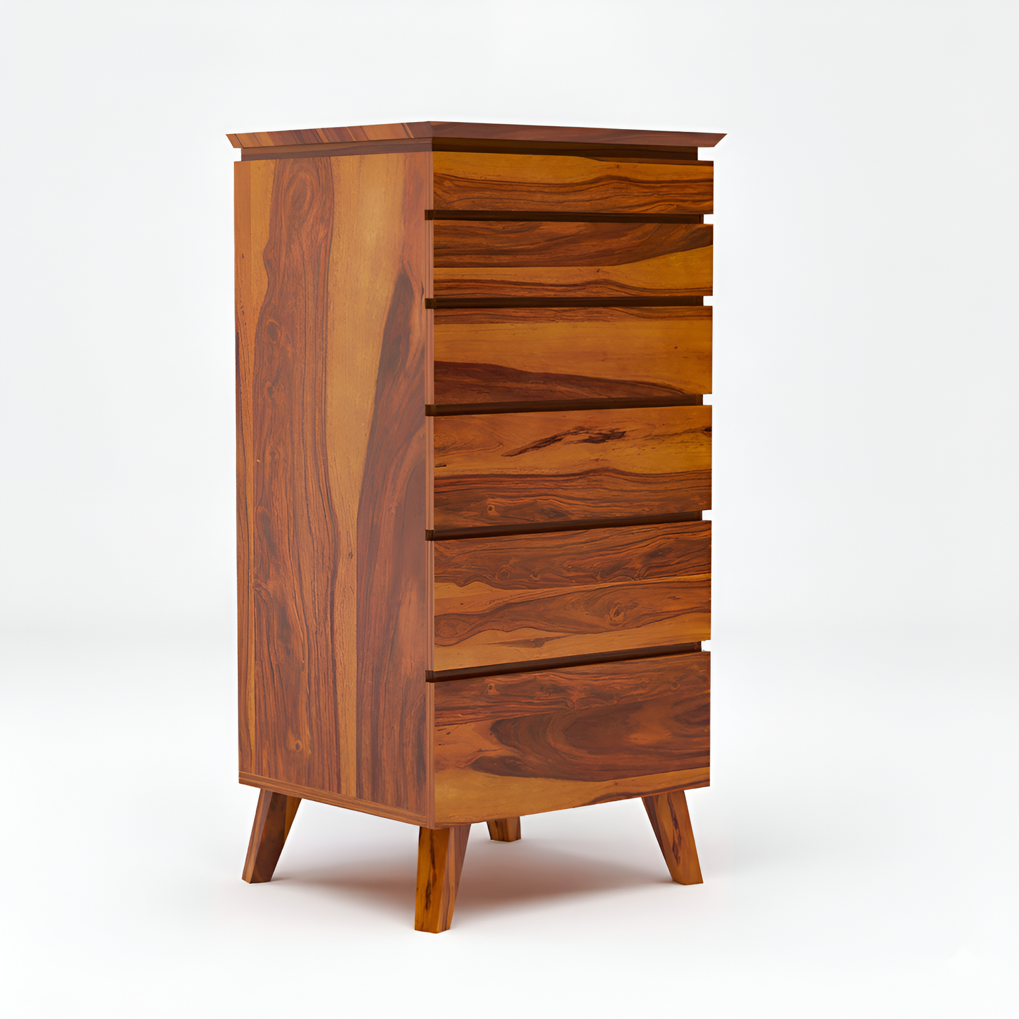 JH Decore Solid Sheesham Wood Chest of Drawers for Bedroom