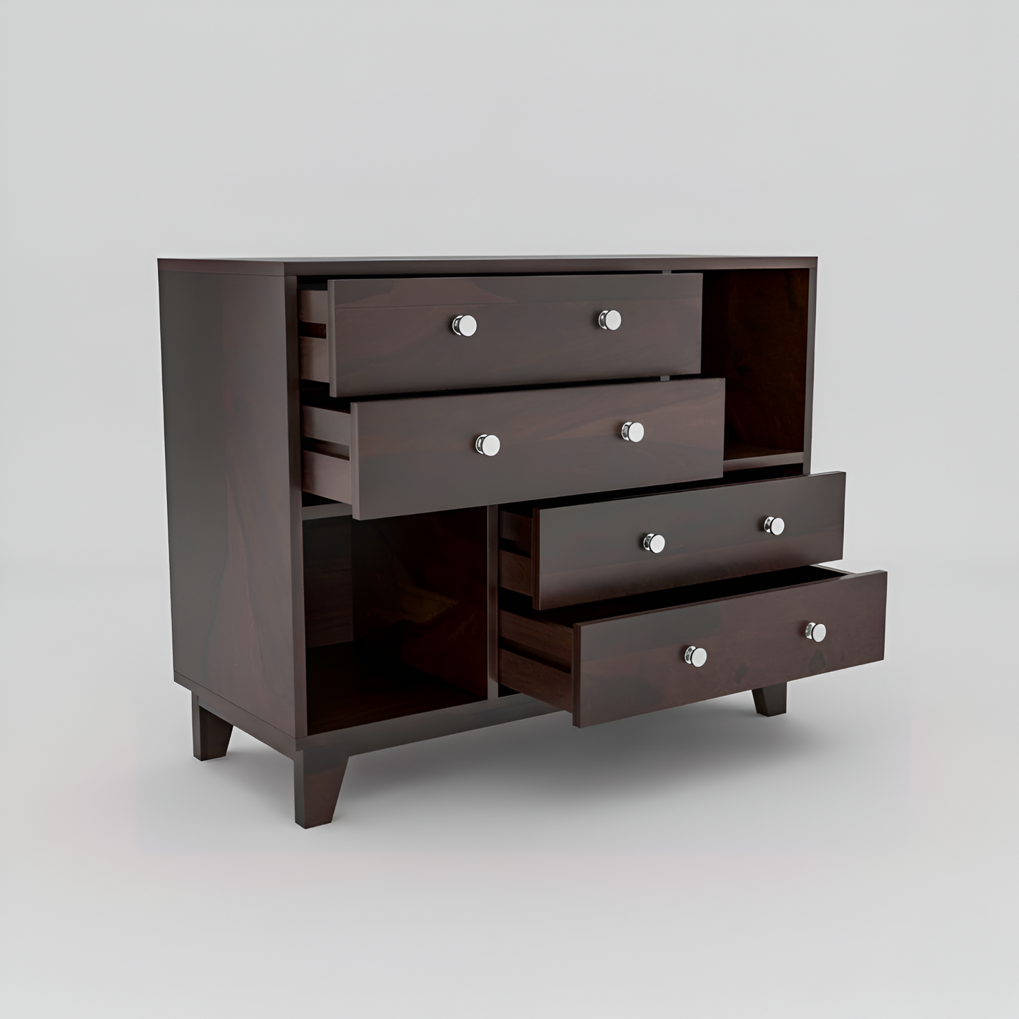 JH Decore Solid Sheesham Wood Sideboard Cabinet