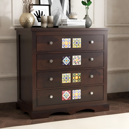JH Decore Solid Sheesham Wood Handcrafted Chest of Drawers