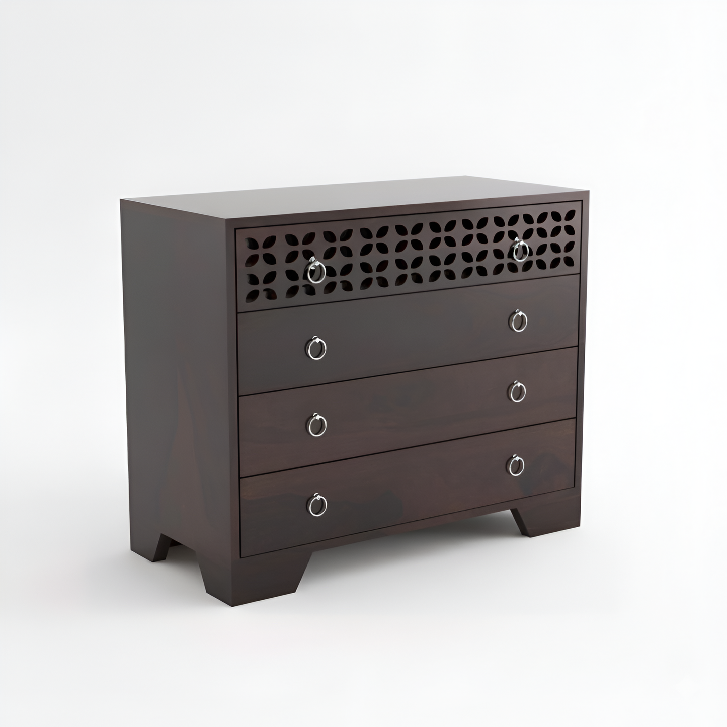 JH Decore Solid Sheesham Wood Designer Chest of Drawers Cabinet