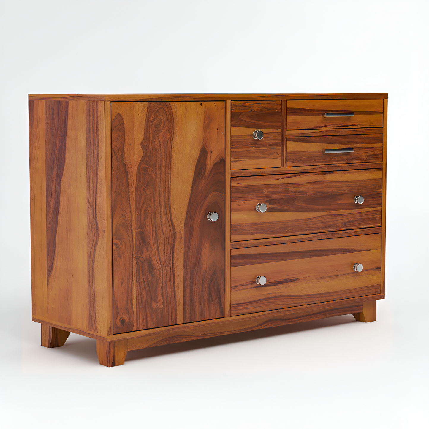 JH Decore Solid Sheesham Wood Sideboard Cabinet