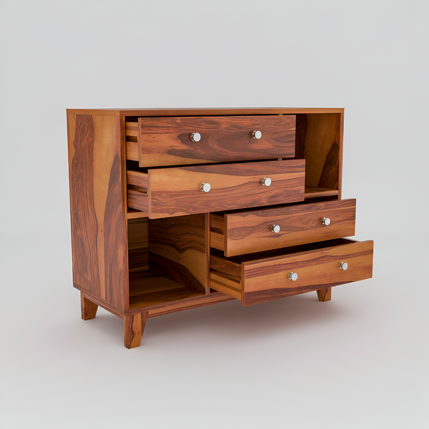 JH Decore Solid Sheesham Wood Sideboard Cabinet