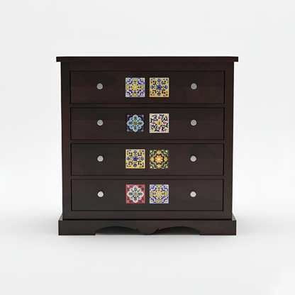 JH Decore Solid Sheesham Wood Handcrafted Chest of Drawers