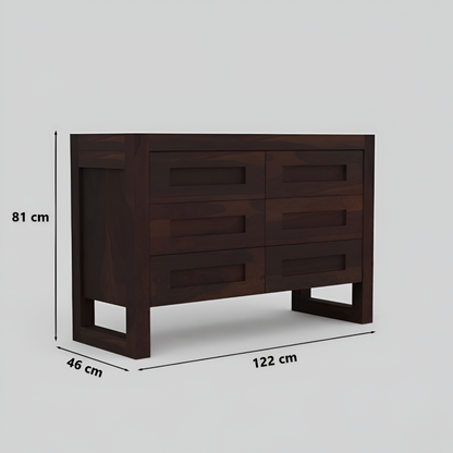 JH Decore Solid Sheesham Wood Storage Cabinet